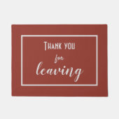 おもしろい内向的な反離れ社会主義 ドアマット (正面)