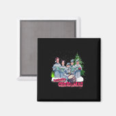おもしろい内戦のクリスマス マグネット (正面/裏面)