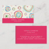 おもしろい円アート 名刺 (正面/裏面)