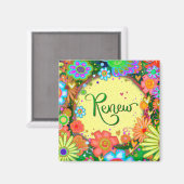 おもしろい再かわいらし生感モダン力 マグネット (正面/裏面)