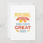 おもしろい再びテニスコー素晴らしト 招待状 (正面)