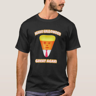おもしろい再びハロウィン素晴らしを作るキャンディコーントランプ Tシャツ