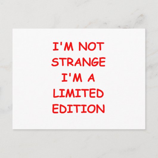 おもしろい冗談 ポストカード (正面)