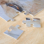 おもしろい写真かわいい犬の笑顔 ジグソーパズル (側面)