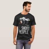 おもしろい写真ことわざ- I Shoot People  Tシャツ (正面フル)
