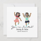 おもしろい写真カスタマイズの新郎新婦の結婚追加 (正面)