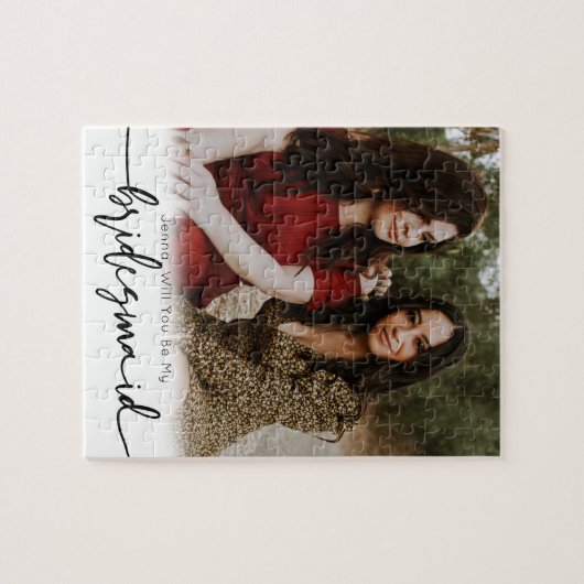 おもしろい写真ギフト花嫁パズル ジグソーパズル (横)