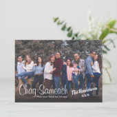 おもしろい写真テンプレートユダヤ人フラットホリデーカード シーズンカード (スタンド正面)