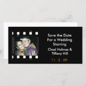 おもしろい写真フィルム日付カードの保存 セーブザデート (正面/裏面)