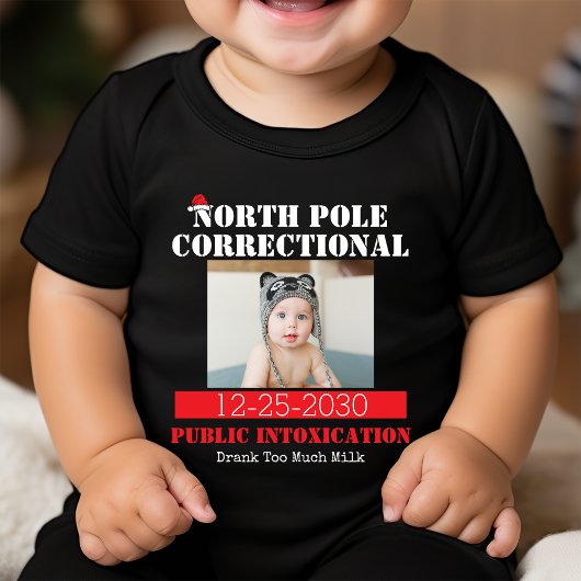 おもしろい写真マッチングファミリークリスマスパジャマ ベビーボディスーツ