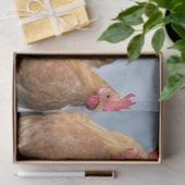 おもしろい写真：ニワトリとロスターの壁 薄葉紙 (ギフト)