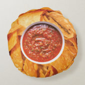 おもしろい写真 ラウンドクッション (裏面)