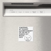 おもしろい冷蔵庫マグネットの面白いフレーズ マグネット (インサイチュ (食洗機))