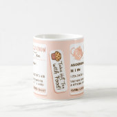 おもしろい処方の熱いお茶 コーヒーマグカップ (中央)