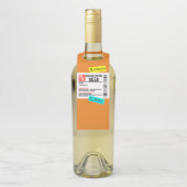 おもしろい処方ビ警告ールラベルパーソナライズされた ボトルネックタグ (ボトル)