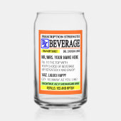 おもしろい処方ラベル ガラス缶 (正面)