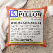 おもしろい処方ラベル クッション (ブランケット)