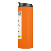 おもしろい処方ラベル タンブラー (回転右)