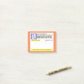 おもしろい処方ラベル ポストイット (デスク上)