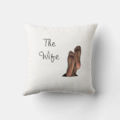 おもしろい前後結婚の クッション (裏面)