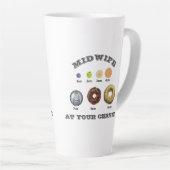 おもしろい助産師「子宮頸部」cm測定 カフェラテマグ (右アングル)