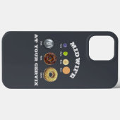 おもしろい助産師"At Your Cervix" cm測定ダーク Case-Mate iPhoneケース (裏面 (横))