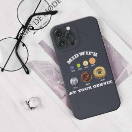 おもしろい助産師"At Your Cervix" cm測定ダーク iPhone 13 Pro Maxケース