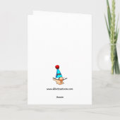 おもしろい勇気付けられるグリーティングカード カード (裏面)