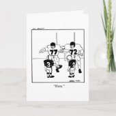 おもしろい勇気付けられるグリーティングカード カード (正面)