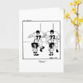 おもしろい勇気付けられるグリーティングカード カード (黄色い花)