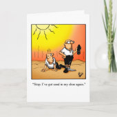 おもしろい勇気付けられるグリーティングカード カード (正面)