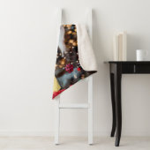 「おもしろい動物の家熱狂する」クリスマス シェルパブランケット (インサイチュ)