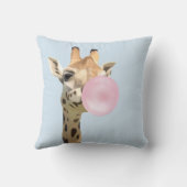 おもしろい動物デザインピンクバブルガム吹ズキリン クッション (裏面)