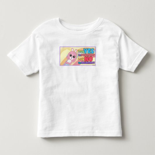 おもしろい動物愛護会 トドラーTシャツ (正面)