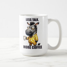 おもしろい動物/コーヒー/ゼブラ コーヒーマグカップ