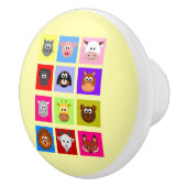 おもしろい動物 セラミックノブ (右)