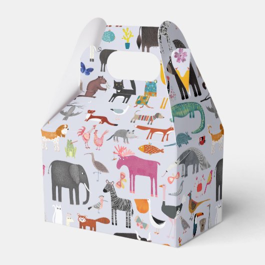 おもしろい動物 フェイバーボックス (正面サイド)