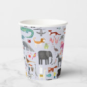 おもしろい動物 紙コップ (正面)