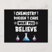 おもしろい化学おもしろいことわざ化学者ギフト ポストカード (正面)
