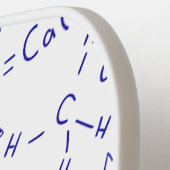 おもしろい化学ノートパーソナライズされた ピックルボールラケット (左詳細)