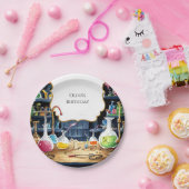 おもしろい化学ラボサイエンティスト誕生日 ペーパープレート (パーティー)