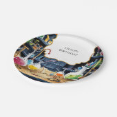 おもしろい化学ラボサイエンティスト誕生日 ペーパープレート (アングル)