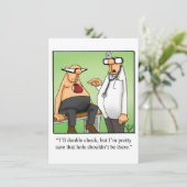 おもしろい医学校卒業党招待状 招待状 (スタンド正面)