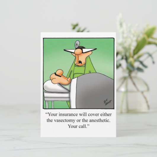 おもしろい医学校卒業党招待状 招待状 (スタンド正面)