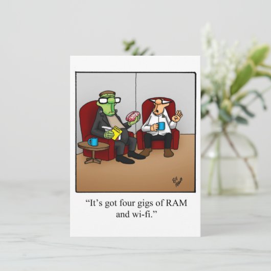 おもしろい医学校卒業党招待状 招待状 (スタンド正面)