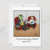 おもしろい医学校卒業党招待状 招待状 (正面)