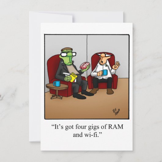 おもしろい医学校卒業党招待状 招待状 (正面)