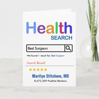 おもしろい医最高の師 サンキューカード