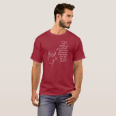 おもしろい匿名の情報源のダークTシャツ Tシャツ (正面フル)