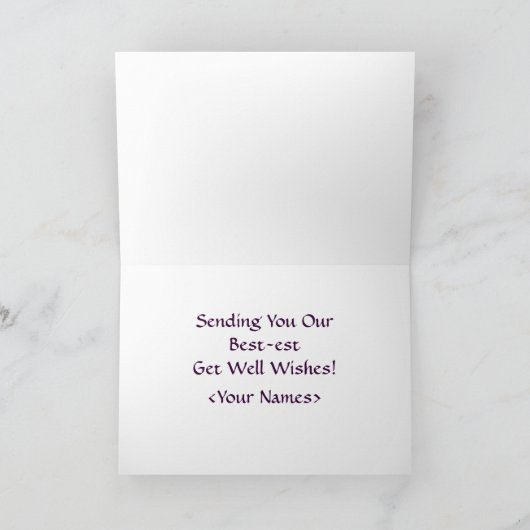 おもしろい十分かわいく白い牛を-牧場か農場得て下さい カード (内部)